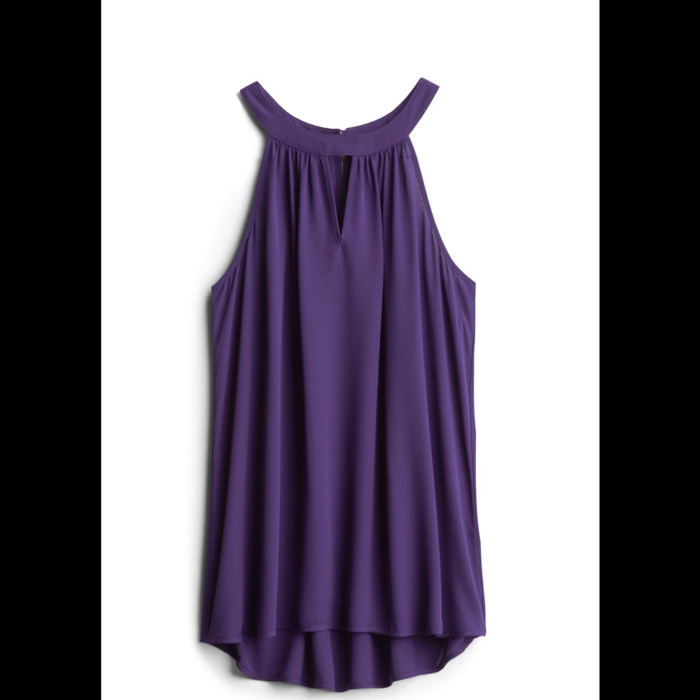 PAPERMOON Bonney Keyhole Halter Blouse - Picture 1 of 3